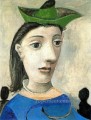 緑の帽子をかぶった女 2 1939年 パブロ・ピカソ